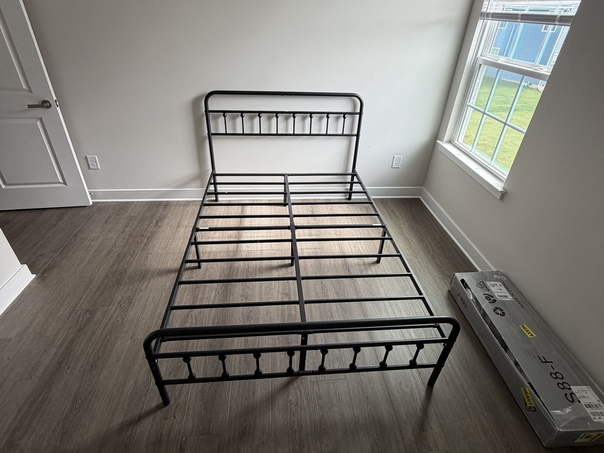 Bed frame assembled